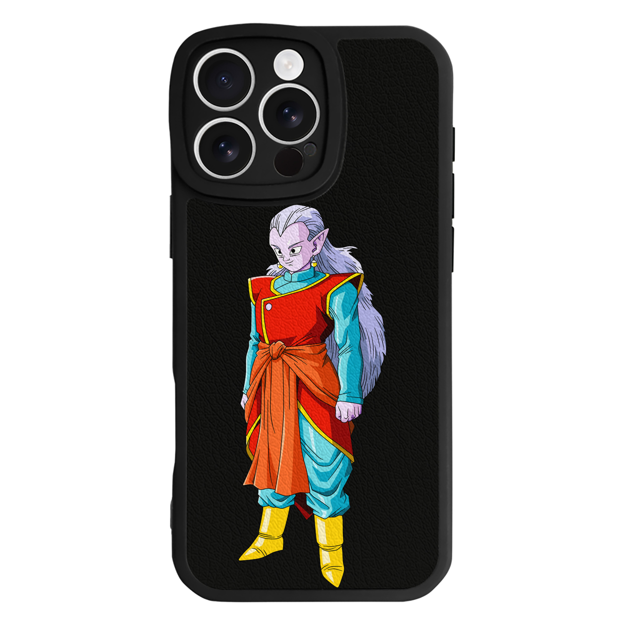 （画像用） ドラゴンボール DRAGON BALL 【iPhone 16シリーズ対応】シリコンスマホケース（レザー調） 材質：シリコン